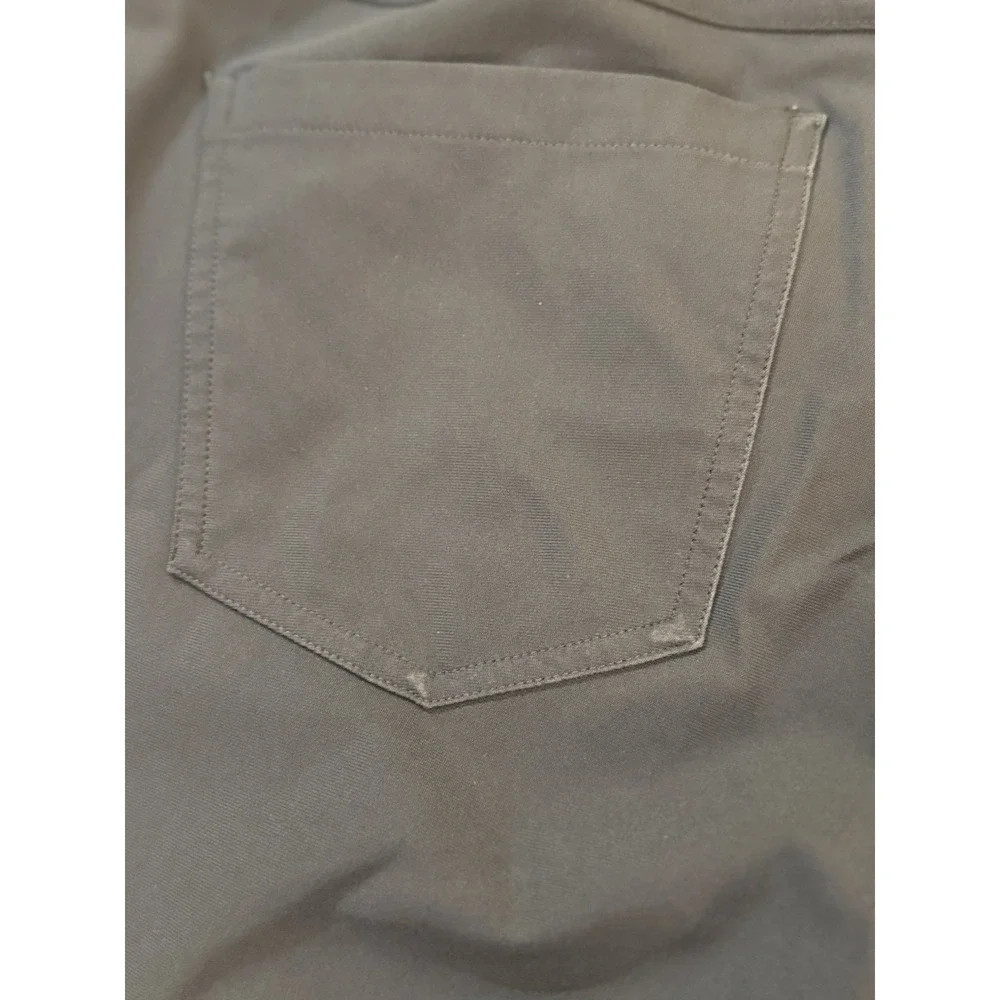 Lululemon Men's ABC 5 Pocket Pants Sz 34 Slim Tapered Dark Grey Stretch Business